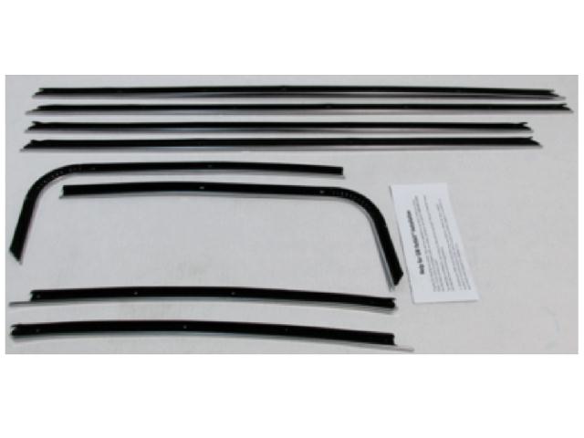 Window Felt Kit: 70-72 Chevelle Coupe (8) (repro)